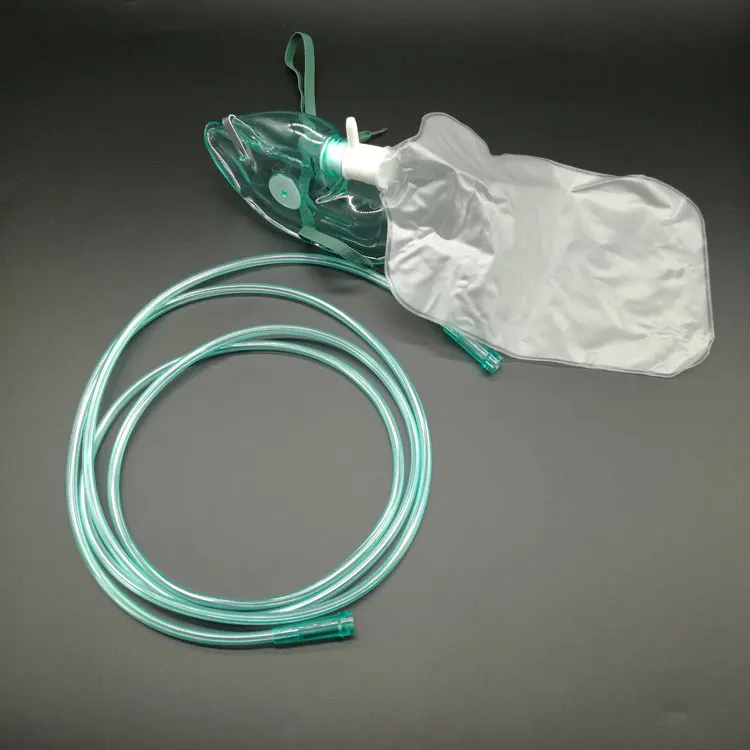 High Quality Hospital Supply Disposable Pediatric Non rebreathing oxygen mask with Reservoir Bag