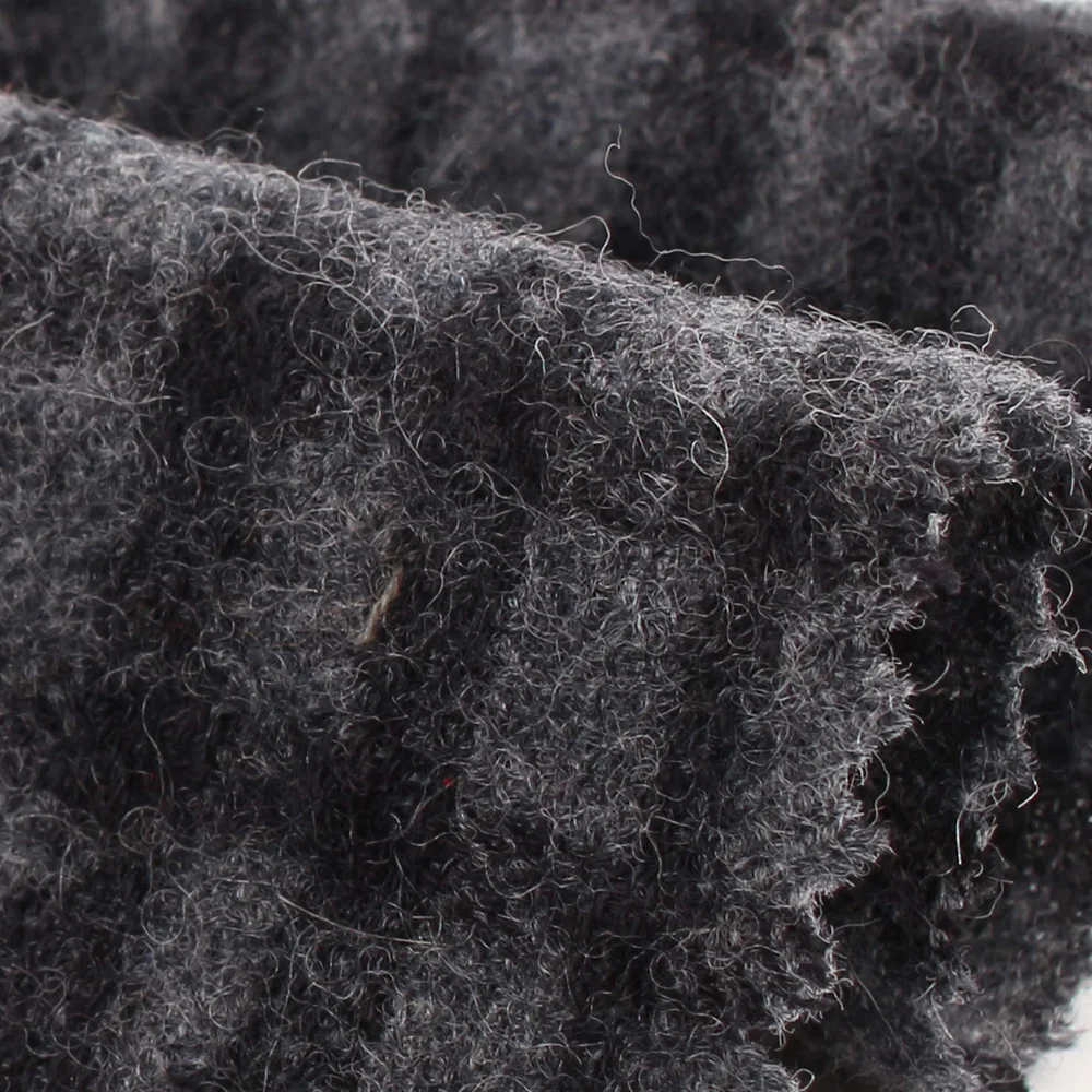 
55% polyester 45% wool check wool cotton woven blend suit fabric 