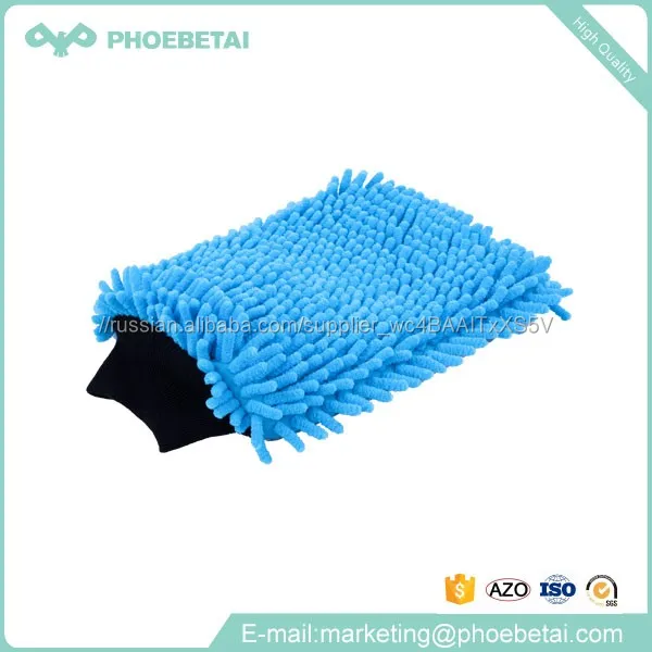 Китай горячей продажи высокого качества микрофибры автомойка mitt для чистки автомобиля