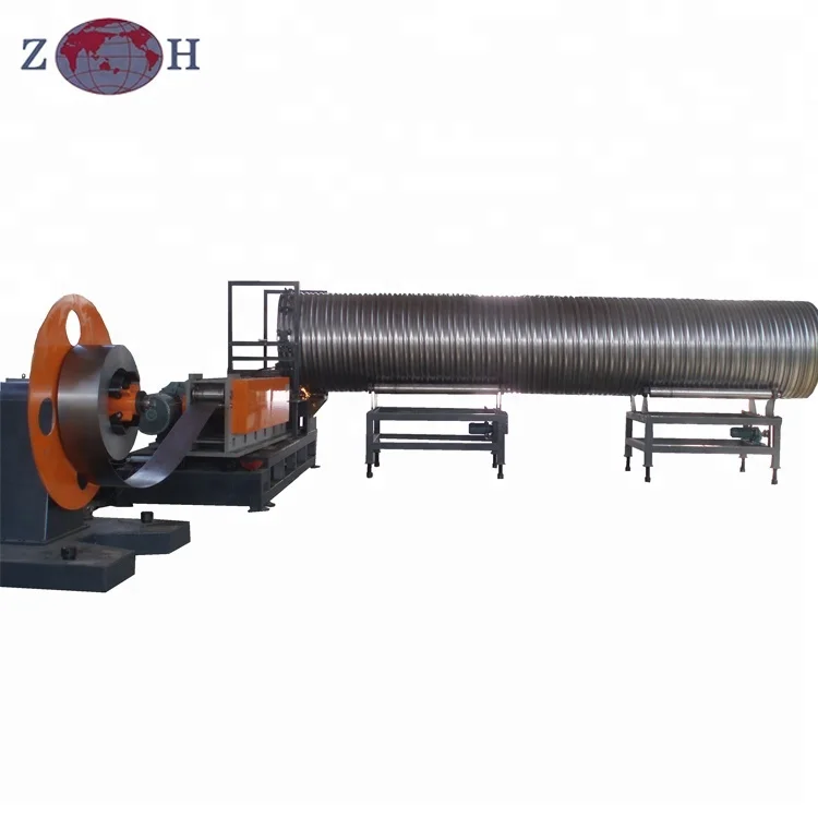 Corrugated Metal Culvert Pipe Making Machine
