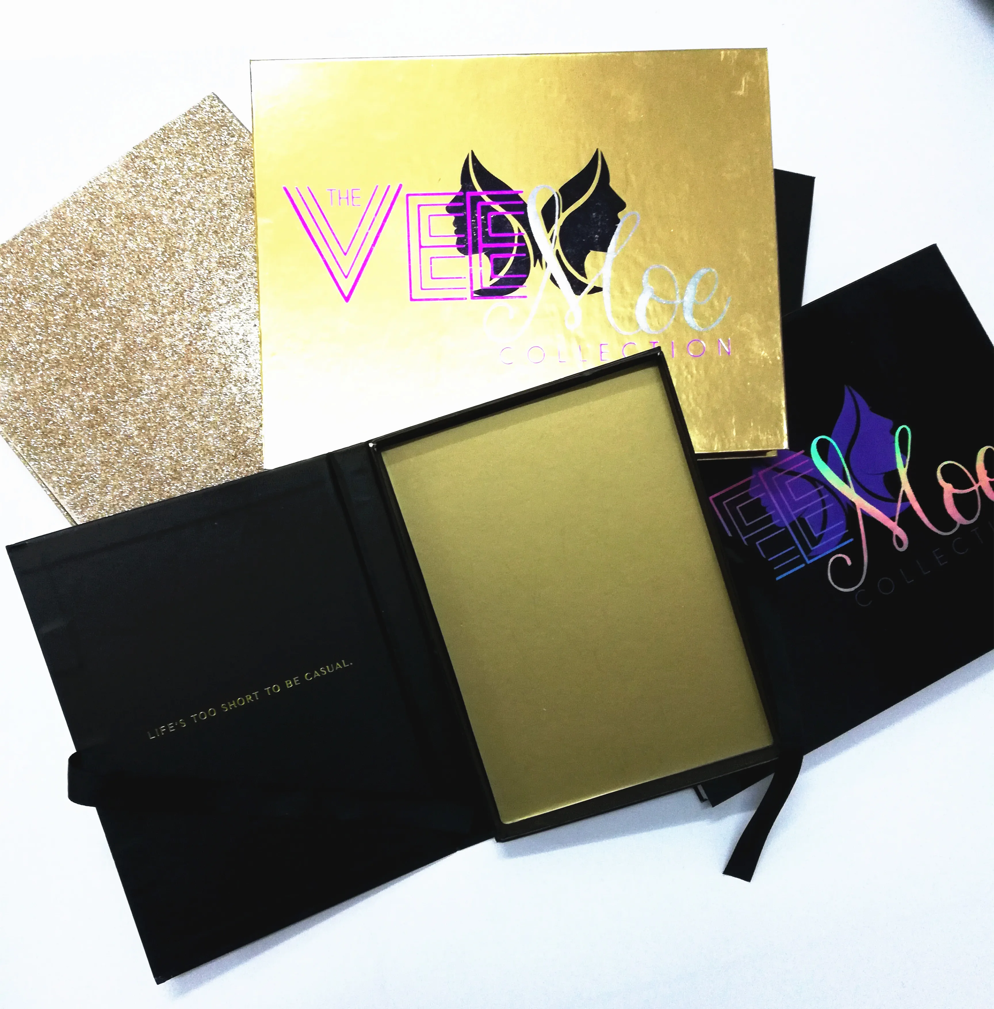 
Custom 16 Pairs Eyelash Book Packaging Private Label 3D Mink Lash Book 