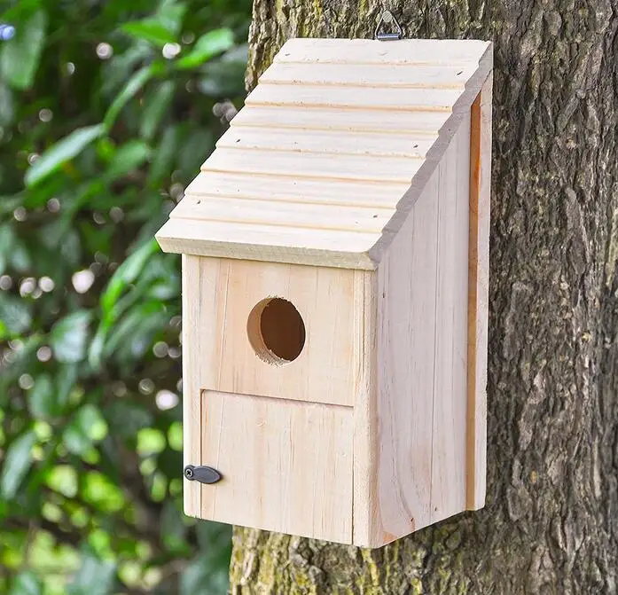 Wholesale Simple Wooden Bird Houses For Outside