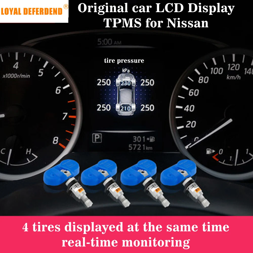 new Teana new X-trail new Tiida new Qashqai Kick Venucia T70 T70X OBD TPMS tire pressure monitoringa system( internal sensor)