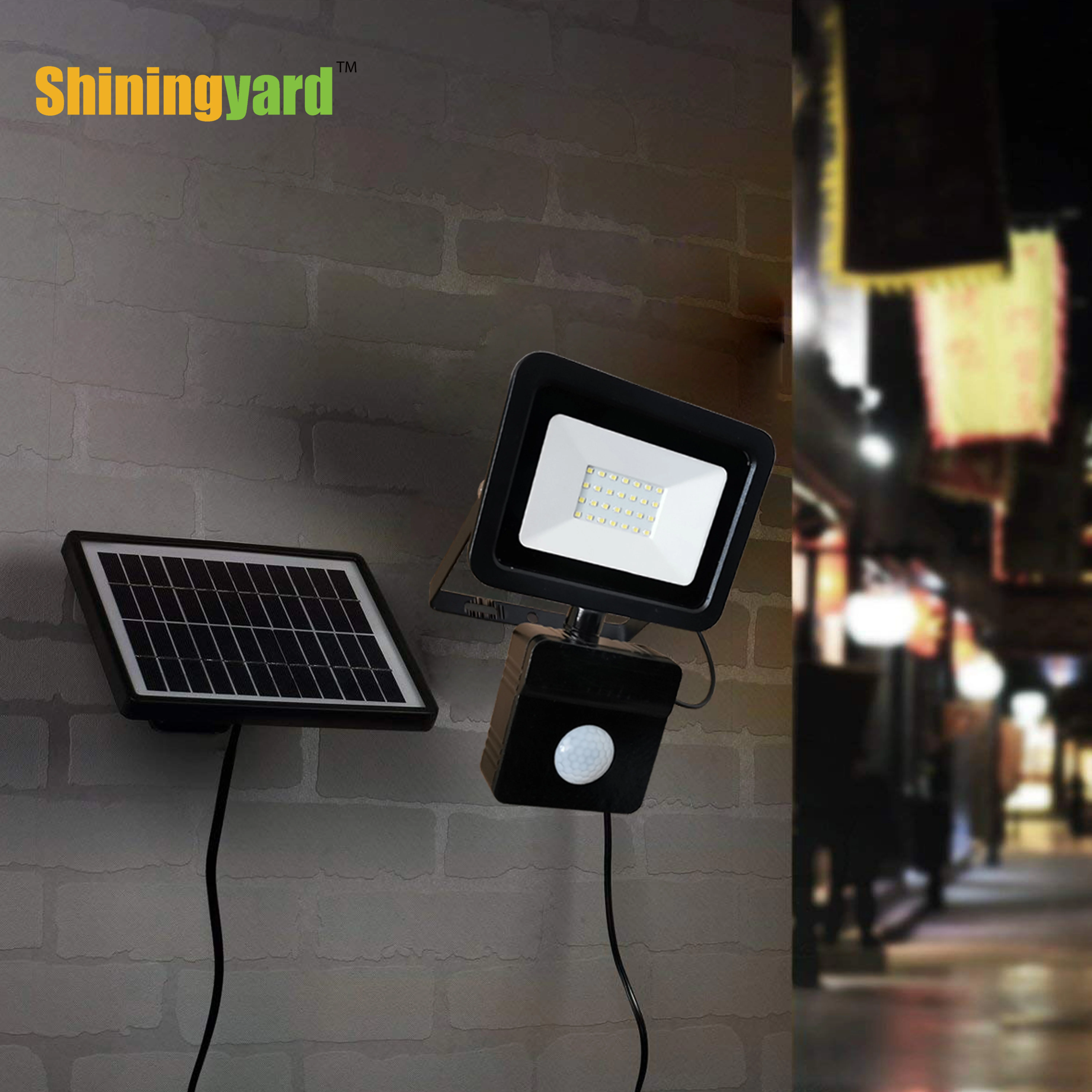 Solar Powered IR Illuminator Solar Motion Sensor Light