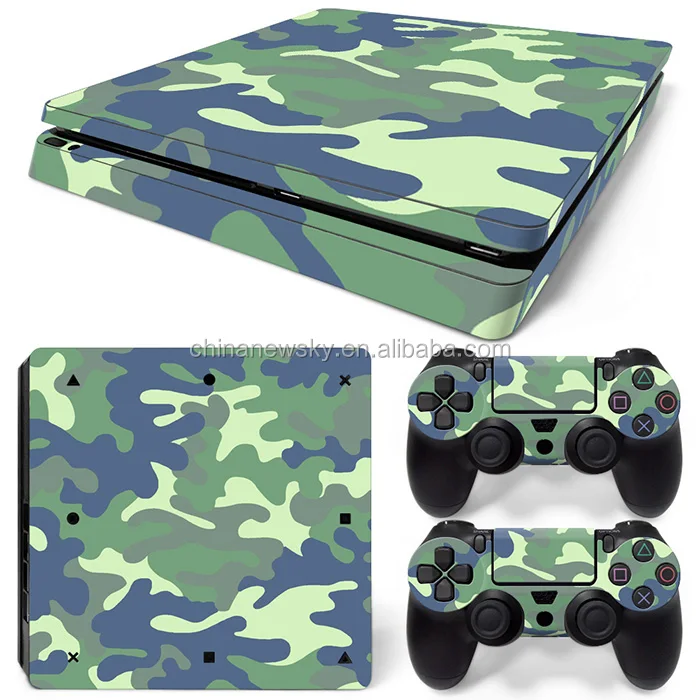
Newest removable decal novelty console skin sticker for PS4 slim controller sticker wholesale 