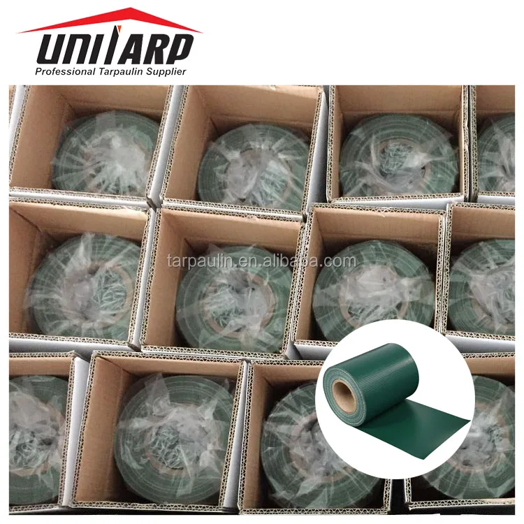 Uni-tarp PVC Tarpaulin Supplier Cheap Anti-UV PVC Fabric Tarpaulin PVC Strip Fence Cover for Garden Decoration and Protection