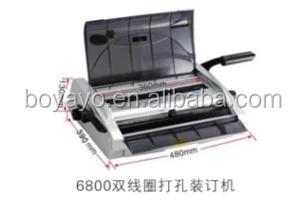 Сертификация CE, BOYA, профессиональная фабрика, ПЭТ, ПВХ, одиночная проволочная катушка, переплетная машина