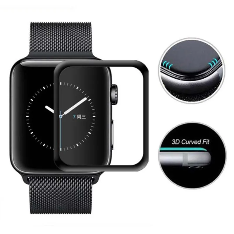 PMMA anti shock protective guard for iWatch screen protector 42mm 44mm screen shield protector 40MM for new apple watch series