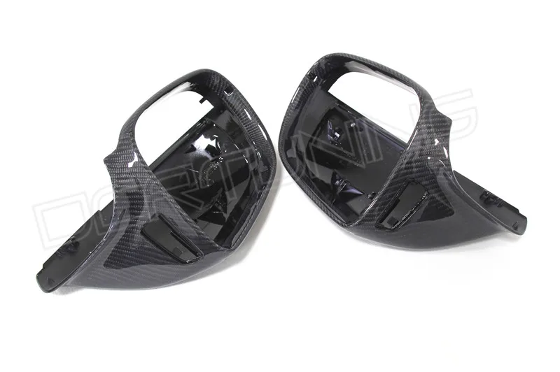For Audi Q5 Q7 SQ5 Replacement Style Carbon Fiber Rearview Mirror Cover With Lane Assit Auto Side Door Mirror Shell