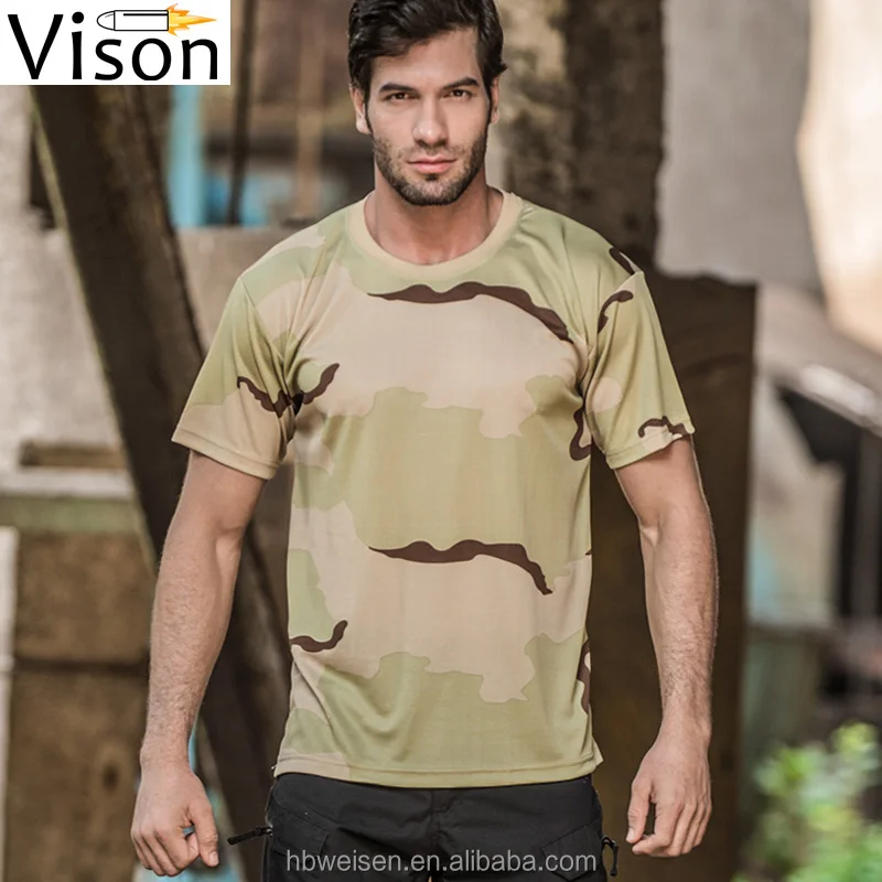 men camouflage t shirt custom hunting camo t-shirt