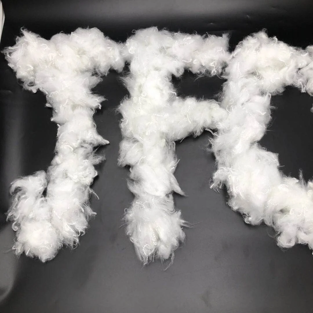 0.9D/32mm Siliconized Polyester Staple Microfibre