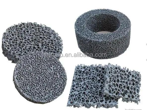 Silicon Carbide SIC Ceramic Foam filter for metal industry