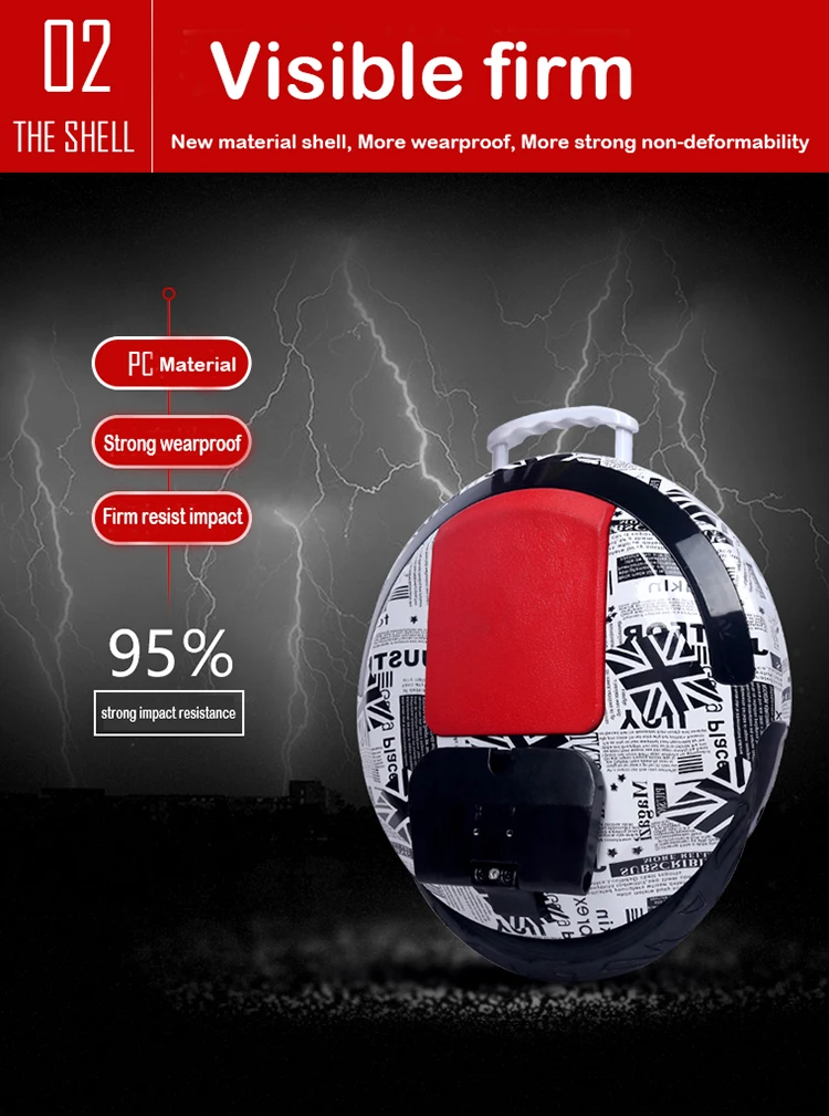 New design Blue tooth  Unicycle Motor Hover  self balancing one wheel electric scooter