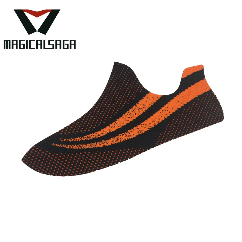 2018 Fashion sport shoe making half finished flyknit upper raw material
