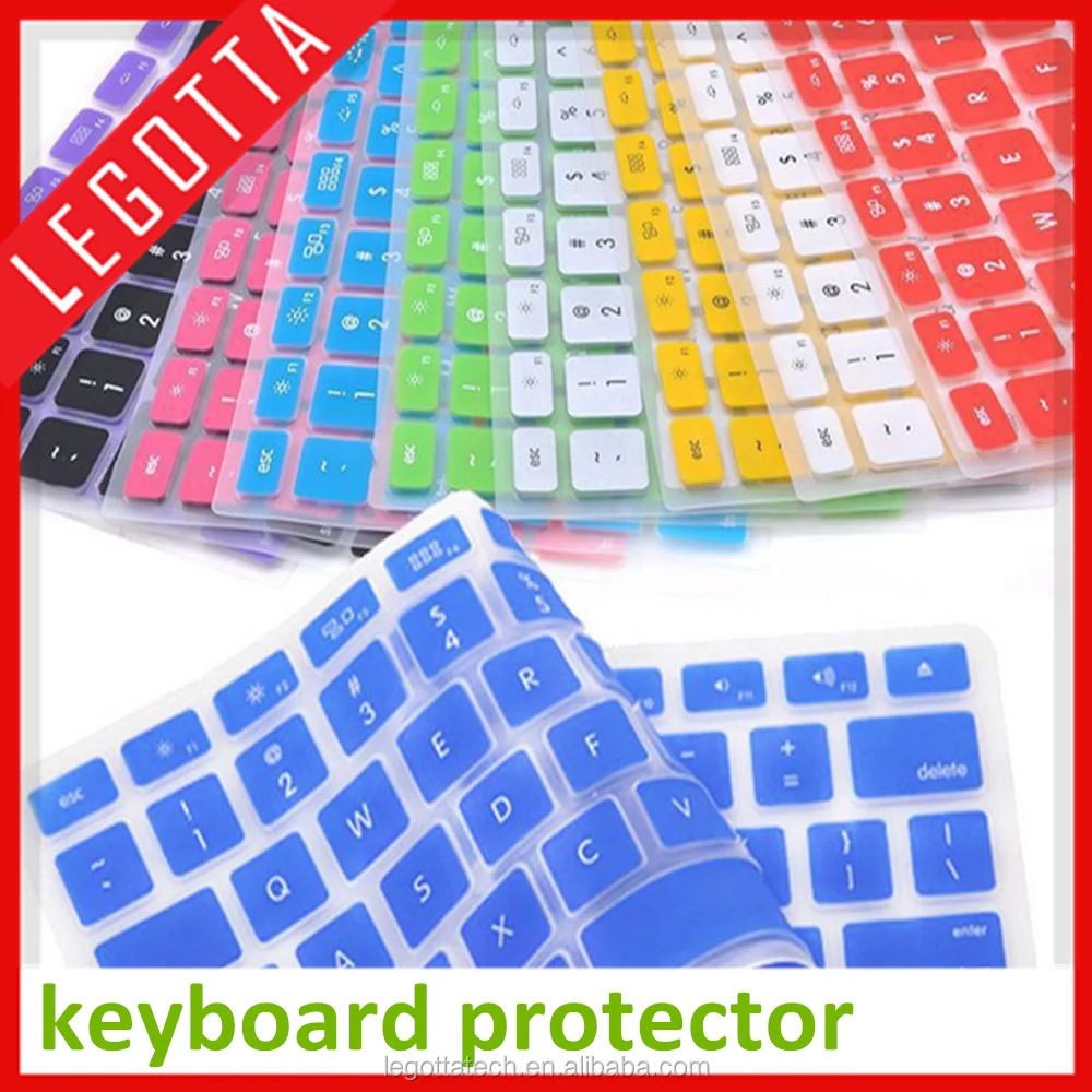 
High quality super cheap colorful laptop keyboard silicone skin cover 