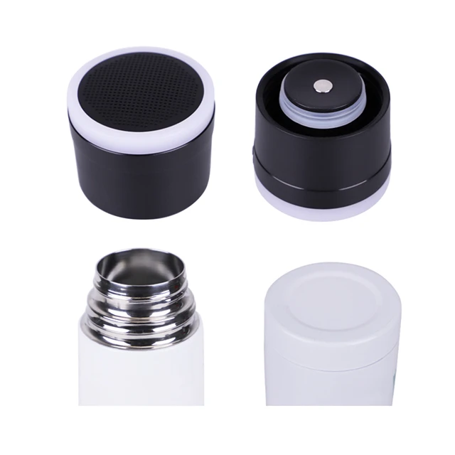 12 oz reusable 304 stainless steel insulation cups portable speaker music cup with 3D Printing custom logo