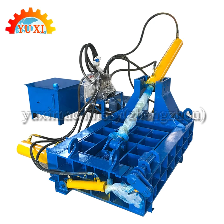
factory price horizontal used scrap metal baling press scrap metal compactor press machine 