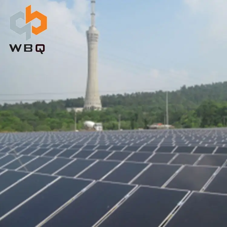 Коммерческие крыши Солнечные панели для монтажа в стойку система