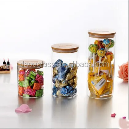 
Borsilicate glass tea caddy ,tea canister,glass jar with lid. 