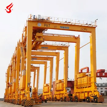 Electric port gantry crane RTG crane noel 40 ton for port