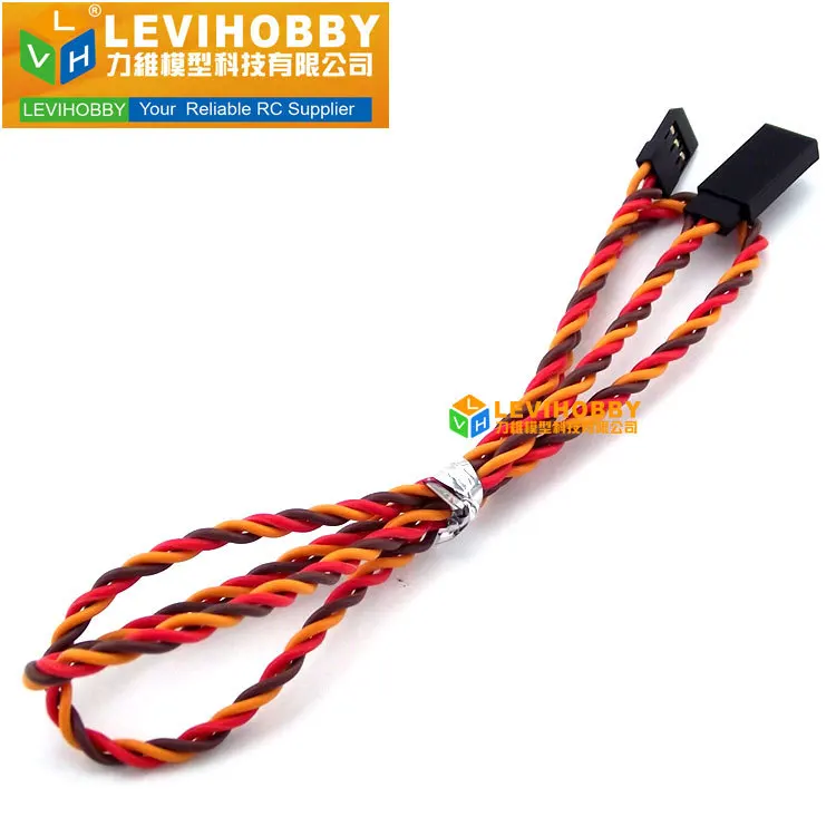 Futa JR Male to Female Cable Case 24 inch 60Cm Twisted Servo Extension Lead Wire