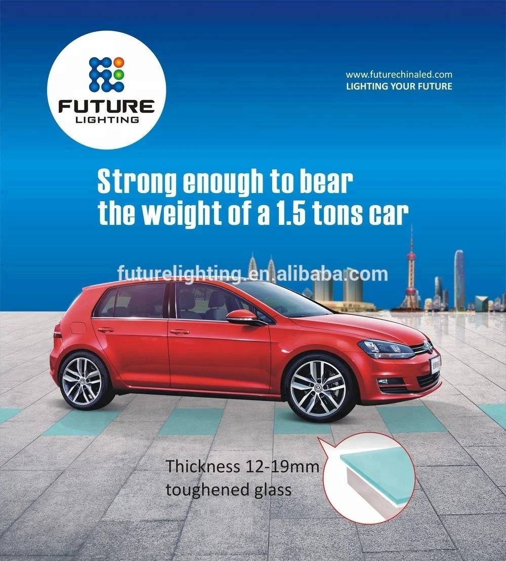 
Waterproof outdoor color changing 4W led floor tile light 