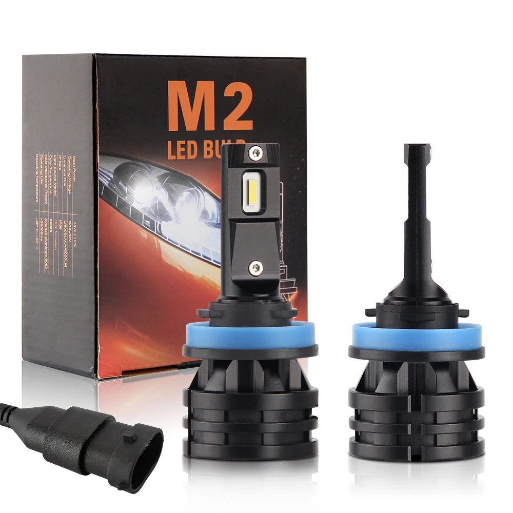Высокая мощность H1 H3 9005 9006 H11 H10 H4 H7 Лампа 12000 лм светодиодные лампы для фар, Автомобильные светодиодные лампы M2 H4 H7