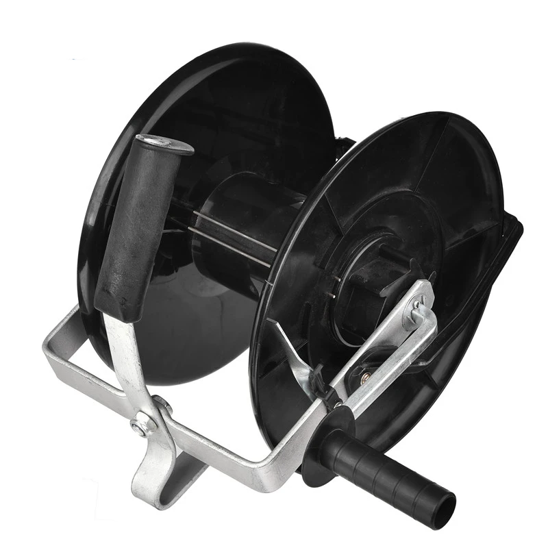 Electric fence winding spinning plastic reel for tape wire rope