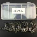 50 Pcs Box High Carbon Steel Overturned Fishhook 2 1 1 0 2 0 3 0