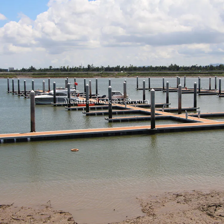 Baolin Pontoon bridge aluminum floating dock marina boat