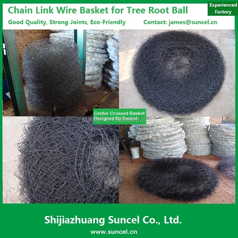 Suncel Tree Nursery Wire Mesh Basket for Root Ball