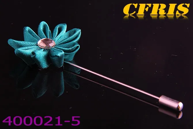 
New arriving coniferous flower with crystal inlaid lapel pins 