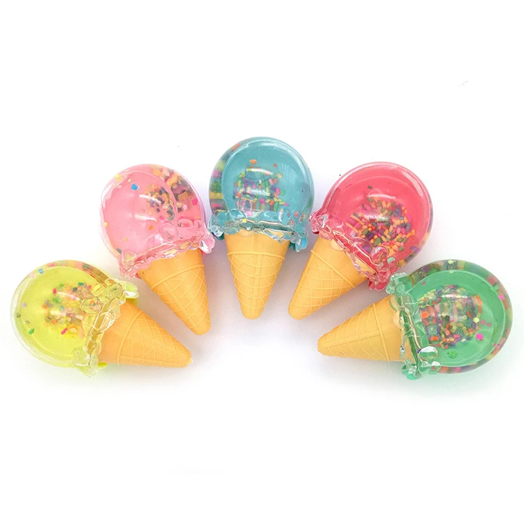 
Jandoon diy slime factory Ice cream cone series 6 colors transparent slime kit for kids 