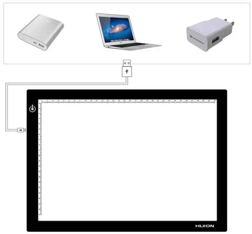 Huion L4S A4 Size available pad Design Certificate light pad Slim Led Light Box