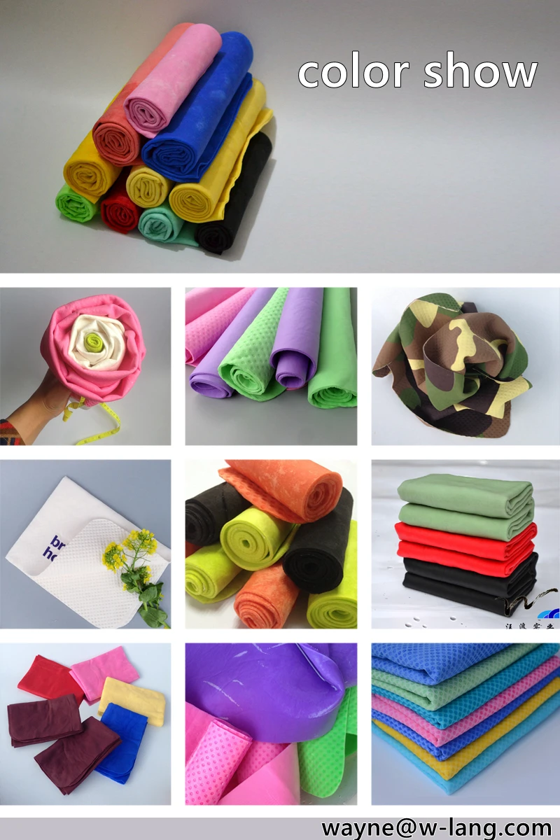 Китайская Фабрика pva Спортивная губка пот и вода ультравпитывающее охлаждающее полотенце крутая повязка для рыбалки плавания спортзала путешествий солнечного света