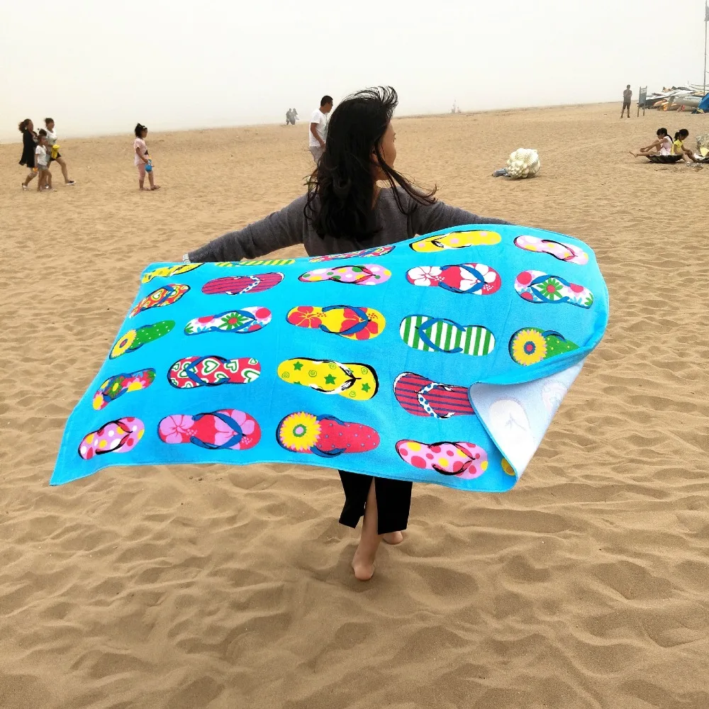 
Хлопковое пляжное полотенце чудо-женщины с принтом лучшего качества 