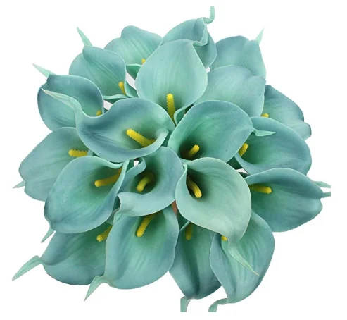 Calla Lily Bridal Wedding Bouquet Head Latex Real Touch Flower Bouquets