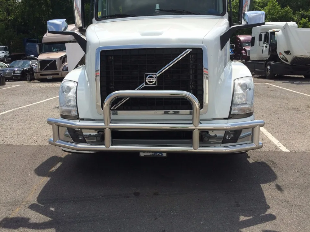 
Fast Delivery Front Bumper Guard Dump Truck Deer Guard 304 S/S American Semi Big Rig Bumpers Front End Truck Parts Universal 