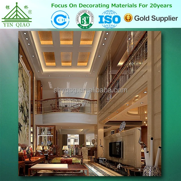 French Style Gypsum Coving Decorating Material Plaster Cornice Mouldings