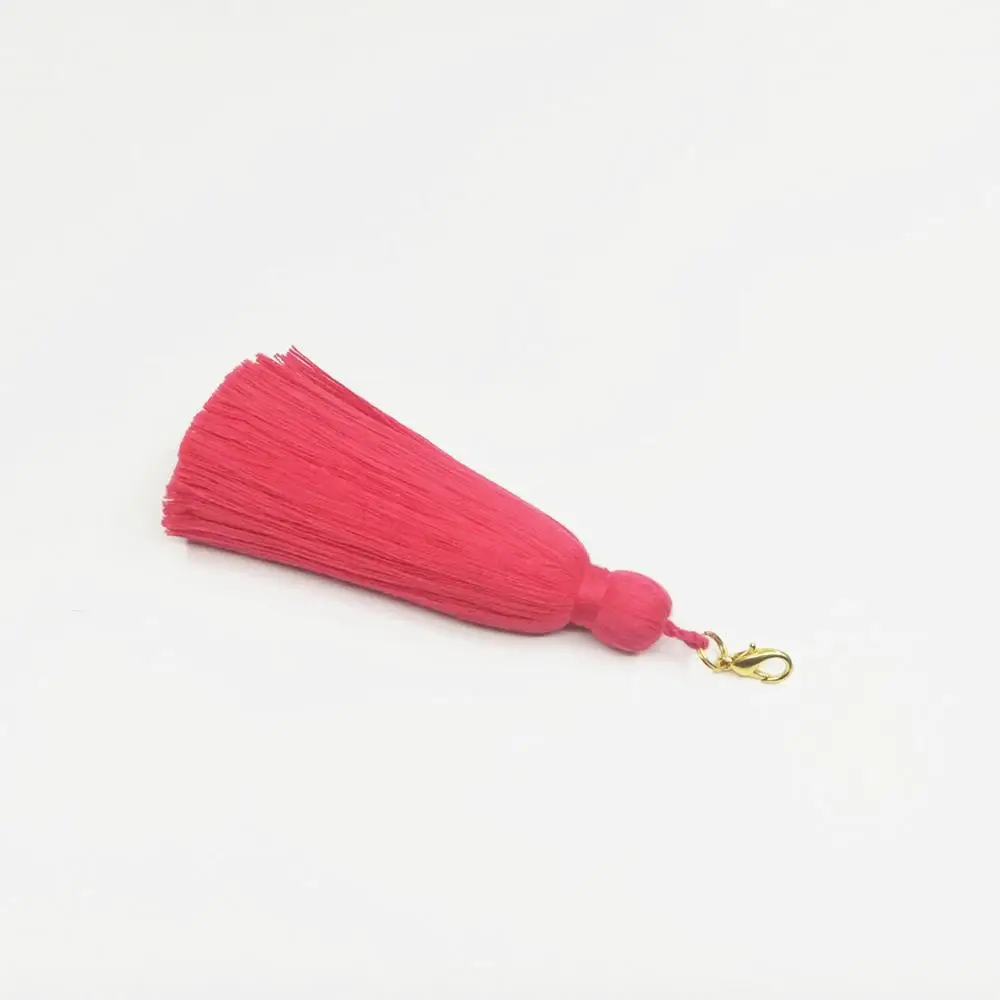wholesale beautiful Decorative tassel with hook for zipper