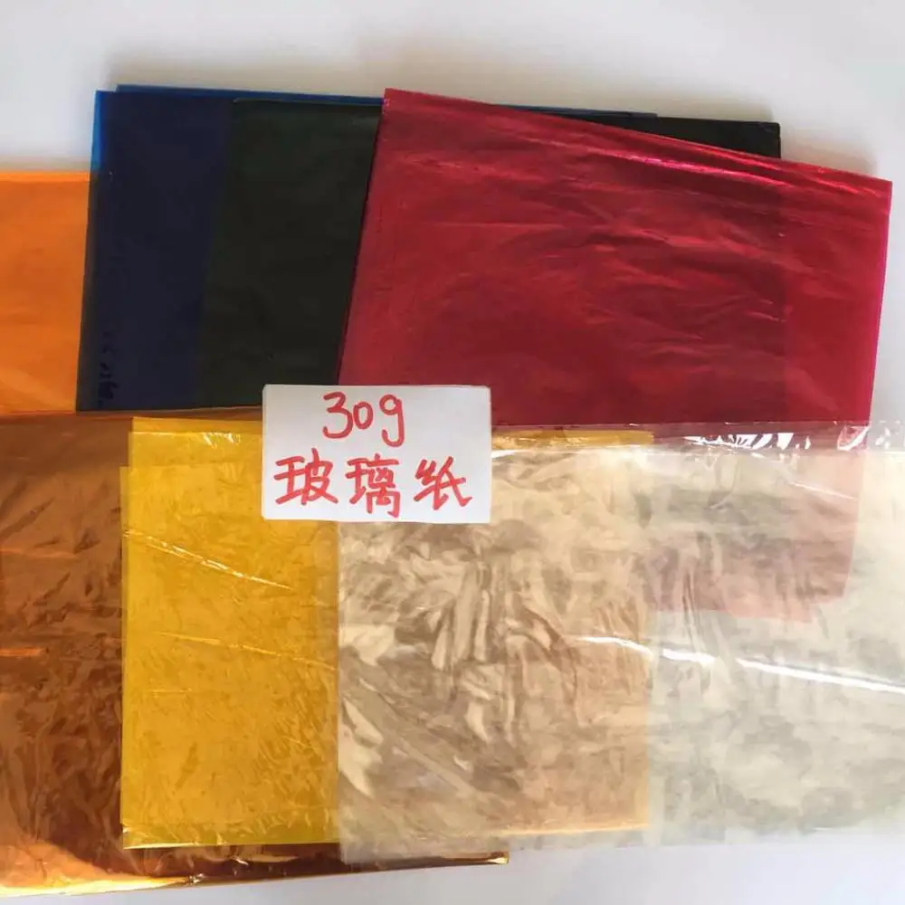 
Color cellophane paper in sheet and roll 