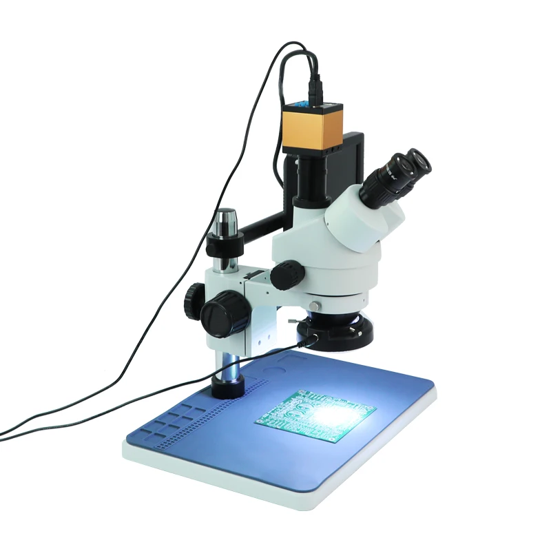  kailiwei 14MP hdmi-compatible Camera Lcd for iPhone IC Repair High definition microscope Trinocular Stereo