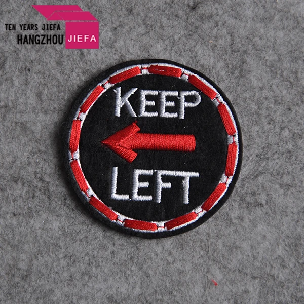 Custom made logo embroidery patches