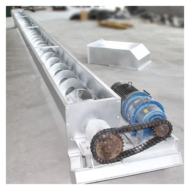 Factory Price Trough Shaped Sand Screw Feeder Spiral Screw Conveyor
