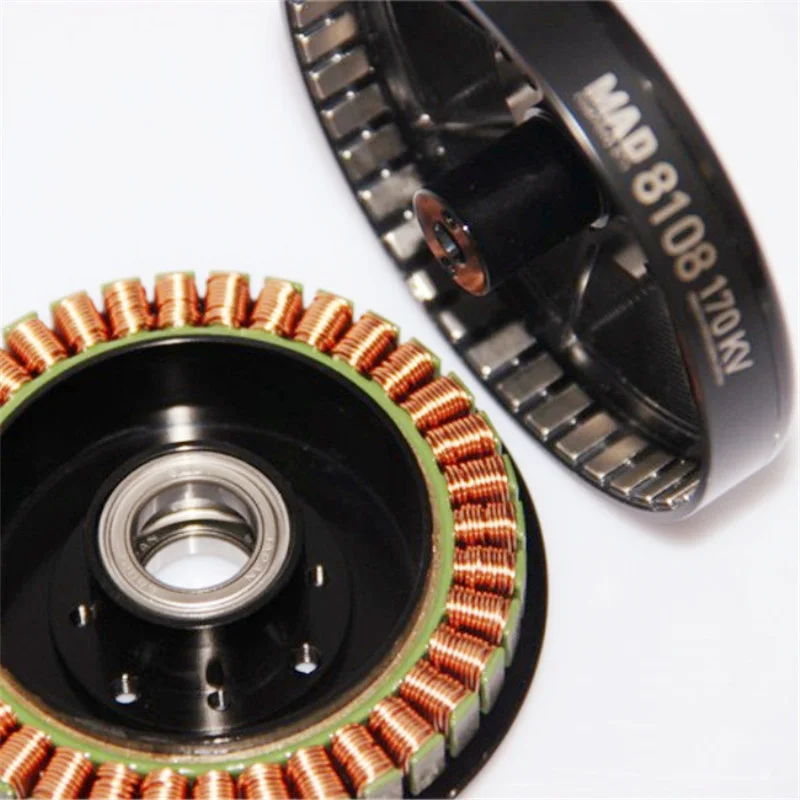 Brand New MAD8108 EEE 170KV 48V High Big Thrust Brushless Motor