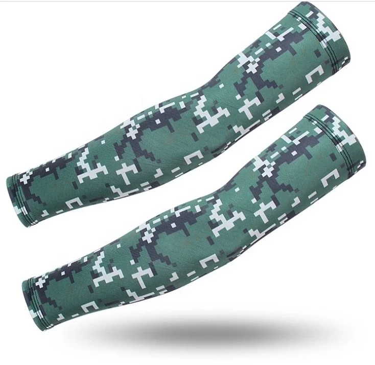 
Camo color Sun Protective UV cover fishing Arm Sleeve for sport outdoor 