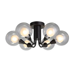 Contemporary Glass Globe Shade Modern Bedroom Dining Room Kitchen Pendant Ceiling Light