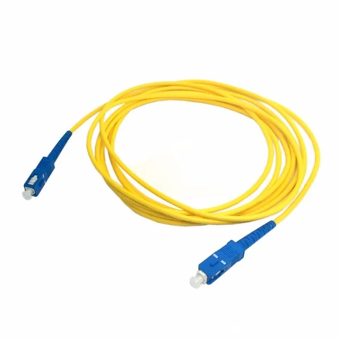 10Pcs/Lot 3m SC to SC Fiber Patch Cord Jumper Cable SM Simplex Single Mode Optic for Network SC/PC fiber optic patch cable
