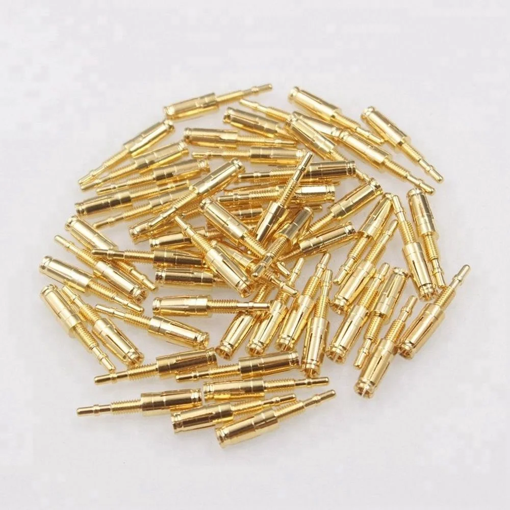 China manufacture different type of brass gold plated pogo pin