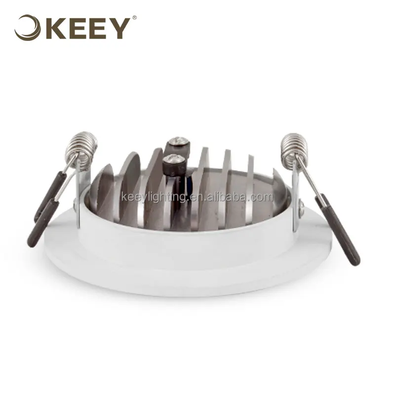 
2020 keey commercial lighting 6w ultra thin led ceiling light round white dimmable recessed ceiling led light ceiling TH311 